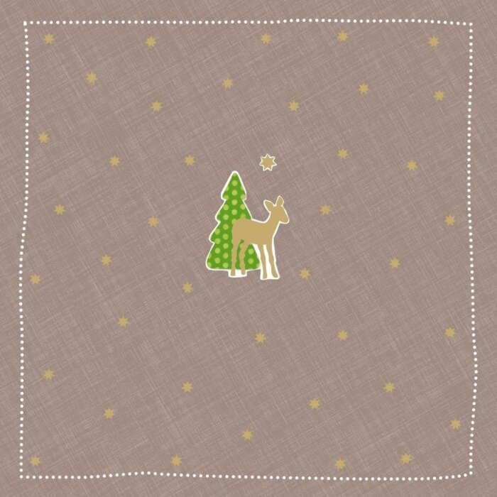 Бумажные салфетки Artebene Бэмби-малый тауп