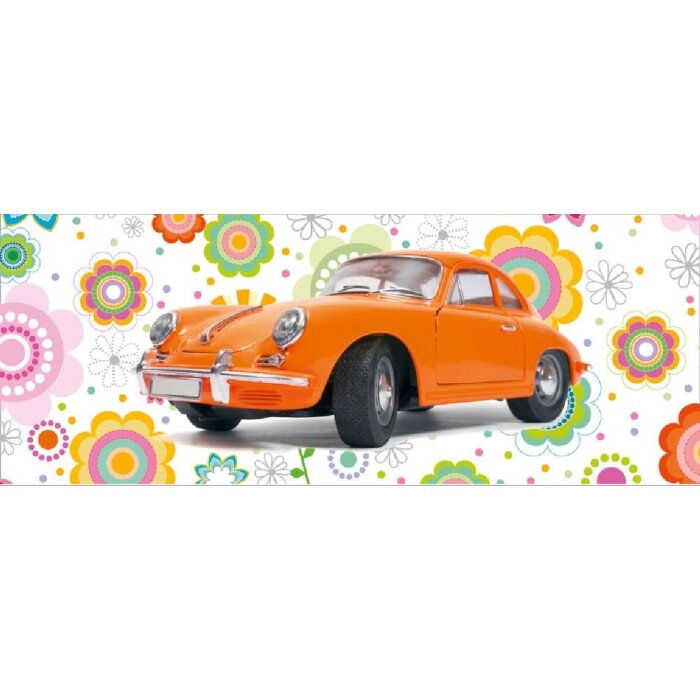 Artebene Karte Porsche Blüten 21x8 cm