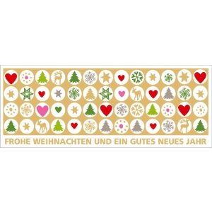 Artebene Karte Folie-Weihanchten-