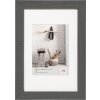 Walther Holzrahmen Home grau 10x15 cm mit Passepartout 7x10 cm
