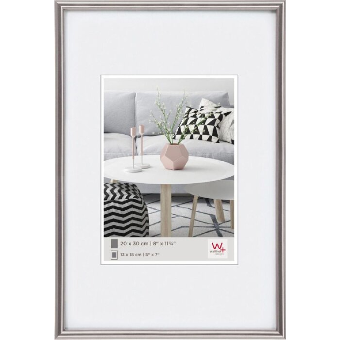 Пластиковая рамка Walther GALERIA 24x30 см - сталь