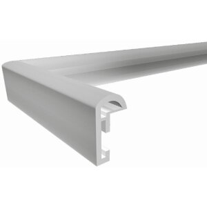 Walther Galeria Kunststoffrahmen 40x60 cm silber