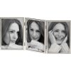 Walther Metall-Portraitrahmen Chloe 3 Fotos 13x18 cm silber glänzend
