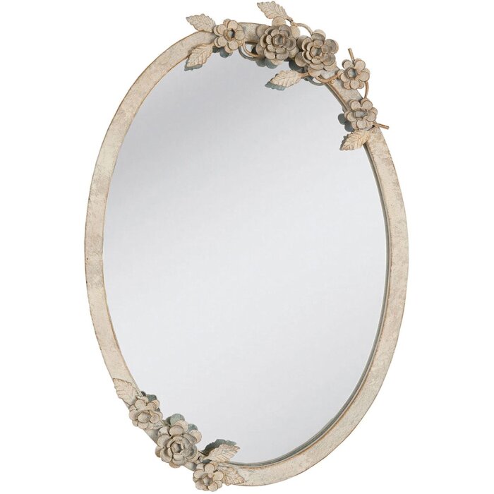 Зеркало 35x51 см с цветами