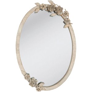 Зеркало 35x51 см с цветами