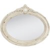 Зеркало 61x5x53 см овальное античное белое