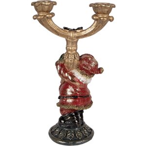 Стенд для свечей Дед Мороз от Clayre & Eef 17x10x28 см