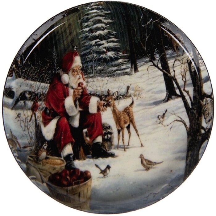 Подстаканники Clayre & Eef Ø 11x1 см, серо-красные