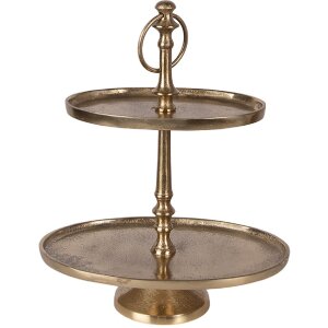 Clayre & Eef Etagere 6AL0075 Aluminium 27x18x34 cm...