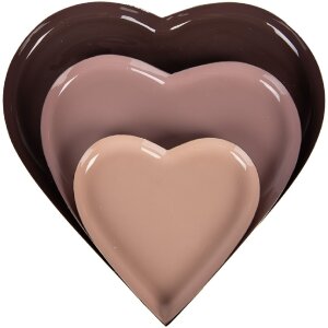 Clayre & Eef 6Y5974 Dekorative Schalen Set Rosa...