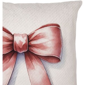 Clayre & Eef KT021.447 Kissenhülle 45x45 cm beige rosa