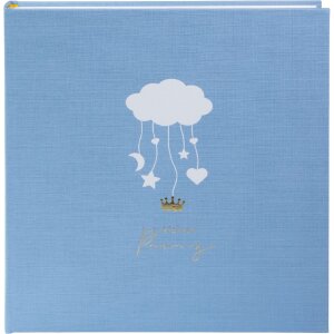 Goldbuch Babyalbum Wolkenpoesie Blau 30x31 cm Leinen 60...