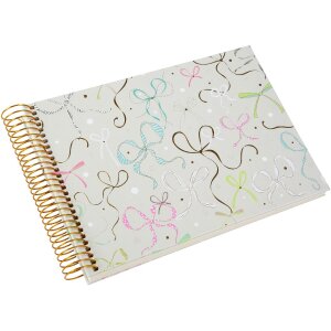 Альбом Goldbuch с винтовой переплеткой, 23x17 см, 40 белых страниц, таупе