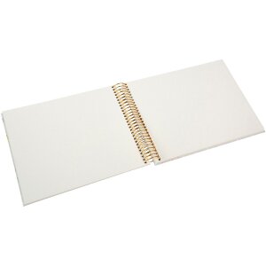 Альбом Goldbuch с винтовой переплеткой, 23x17 см, 40 белых страниц, таупе