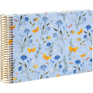 Альбом Goldbuch Спиральный Secret Garden Blue 23x17 см
