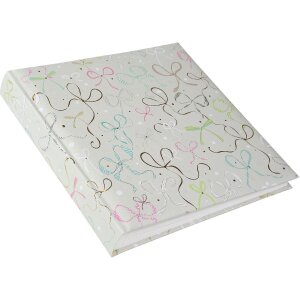 Фотоальбом Goldbuch Ribboné таупе 25x25 см с золотым тиснением и пергаментными страницами