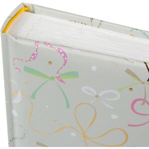 Фотоальбом Goldbuch Ribboné таупе 25x25 см с золотым тиснением и пергаментными страницами