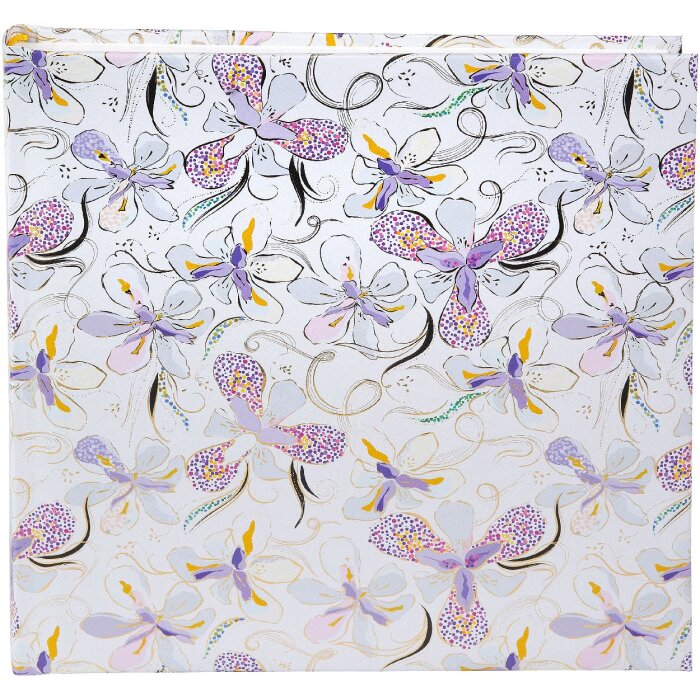 Фотоальбом Goldbuch Orchid Mood White 25x25 см, золотая печать, 60 листов