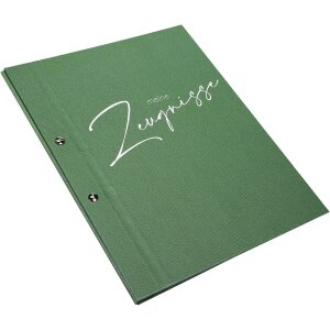 Зеугнисмаппе Goldbuch «Свингваль» салби 24x31 см — тканевая папка для документов