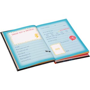 Френдебук Goldbuch. Альбом воспоминаний с темой скейтбордов, формат А5, 88 страниц