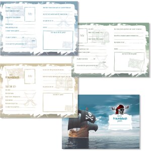 Френдебук Goldbuch Flaggschiff, формат А5, 88 иллюстрированных страниц