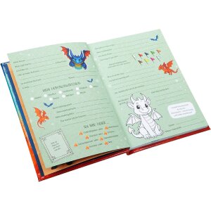 Дружеская книга Goldbuch «Дракон» 15x21 см, DIN A5, 88 иллюстрированных страниц