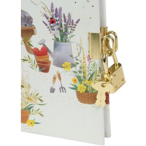Дневник Goldbuch Garden Calm 16,5x16,5 см, 96 листов, золотое тиснение