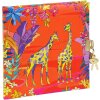 Записная книжка Goldbuch Wild Life Giraffes 16,5х16,5 см, 96 листов, золотое тиснение