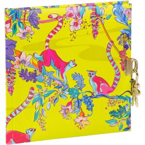 Дневник Goldbuch Wild Life Lemurs 16,5x16,5 см, золотой...