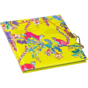 Дневник Goldbuch Wild Life Lemurs 16,5x16,5 см, золотой или серебряный замок