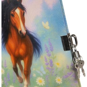 Дневник Goldbuch Wiesenglück 16,5 x 16,5 см, белый с защитным замком