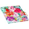 Цветной дневник Goldbuch Velvet Bloom 16x16 см, золотой или серебряный замок