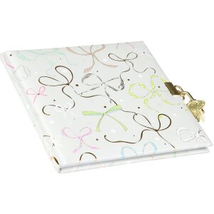 Дневник Goldbuch Ribboné mint 16,5х16,5 см с золотой гравировкой и замком