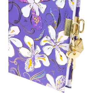 Тетрадь Goldbuch Orchid Mood purple, 16x16 см, золотая гравировка