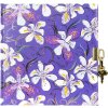 Тетрадь Goldbuch Orchid Mood purple, 16x16 см, золотая гравировка