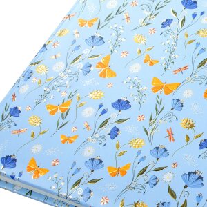 Записная книга Goldbuch Secret Garden Blue, 16,5 x 16,5 см, 96 листов, золотое тиснение