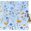 Записная книга Goldbuch Secret Garden Blue, 16,5 x 16,5 см, 96 листов, золотое тиснение