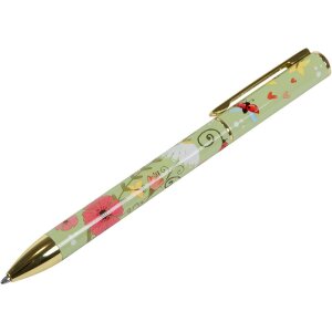 Набор Goldbuch «Secret Garden» — ручка и портфель селёзной зелени