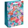 Подарочная сумка Goldbuch Velvet Bloom 30x21 см, золотое тиснение