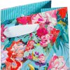 Подарочная сумка Goldbuch Velvet Bloom 30x21 см, золотое тиснение