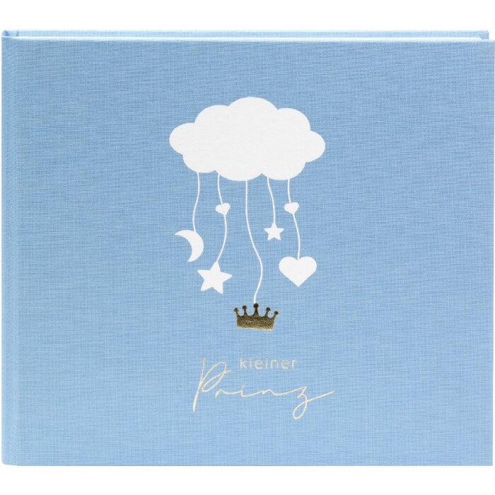 Goldbuch Babytagebuch Wolkenpoesie blau 24x22 cm
