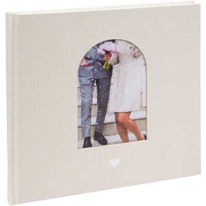 Goldbuch Gästebuch Herzensmoment Beige 24x22 cm
