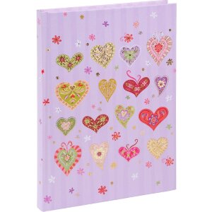 Записная книжка Goldbuch Sweet Beat 15x22 см, золотая...