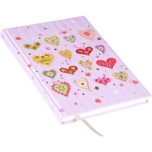 Записная книжка Goldbuch Sweet Beat 15x22 см, золотая гравировка, DIN A5