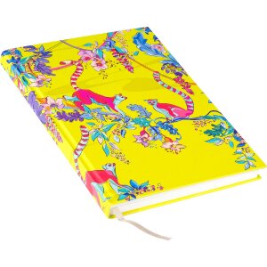 Планшетка Goldbuch «Дикие животные: Лемуры» 15x22 см, золотое тиснение, DIN A5