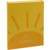 Записная книжка Goldbuch create sunshine 15x22 см с золотой гравировкой и закладкой