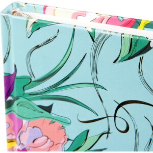 Заметочник Goldbuch Velvet Bloom 15x22 см, 200 листов, золотое тиснение, шнурование