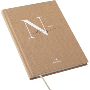 Записная книжка Goldbuch с закладками, лён, 15x22 см