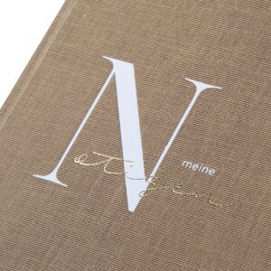 Записная книжка Goldbuch с закладками, лён, 15x22 см