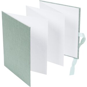 Фотоальбом Goldbuch Leporello Summertime sage green, лён, 15,5x19 см
